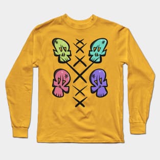 Four skulls Long Sleeve T-Shirt